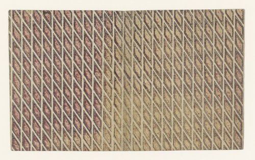 Blad met ruitenpatroon by anonymous