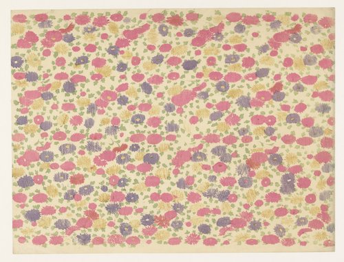 Strooipatroon van bloemen by anonymous