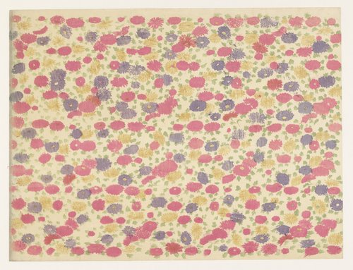 Strooipatroon van bloemen by anonymous