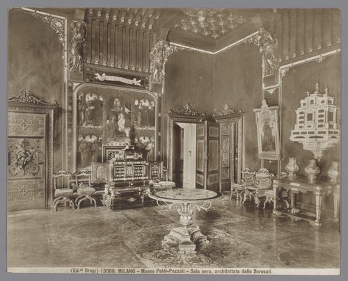 Museo Poldi-Pezzoli - Sala nera, architettata dallo Scrosati