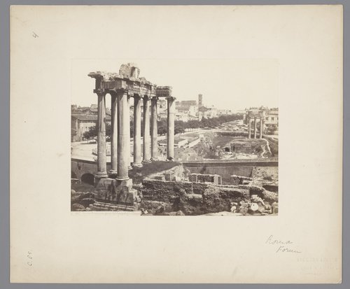 Ruïnes op het Forum Romanum te Rome, Italië