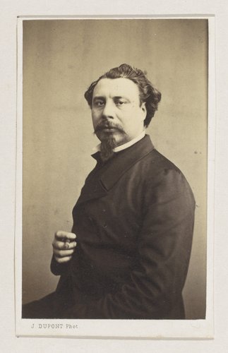 Portret van de schilder Henri François Schaefels, halffiguur