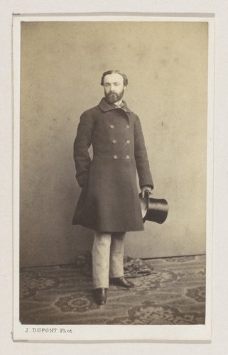 Portret van de schilder Charles Verlat by Joseph Dupont