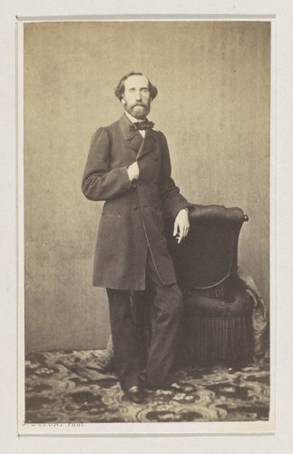 Portret van de schilder Bernard Pierre Weiser, ten voeten uit