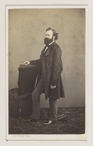 Portret van de schilder Johann Bernhard Wittkamp, ten voeten uit