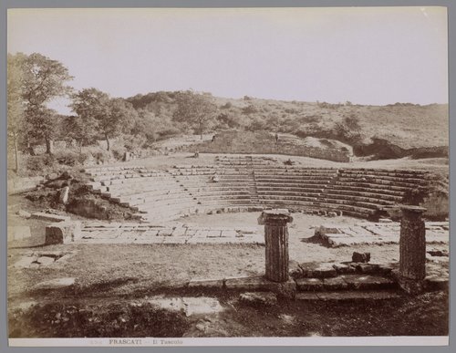 Amfitheater van Tusculum nabij Frascati