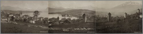 Panorama van Luzern en het Vierwoudstrekenmeer by anonymous; Schröder & Co.