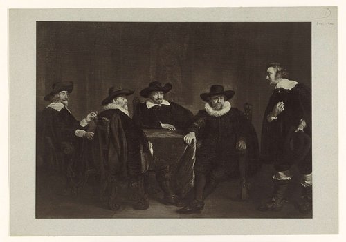 Thom. de Keyser. Die Bürgermeister von Amsterdam erwarten die Ankunft der Maria von Medici 1638.