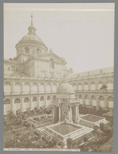 El Escorial, vista del patio de los Evangelistas