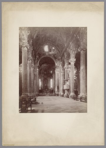 Interieur van de Santissima Annunziata te Genua, Italië