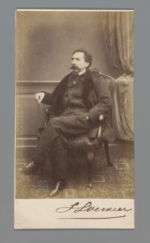 Portret van Salomon Leonardus Verveer