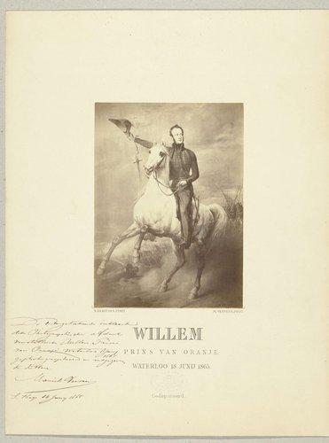 Willem Prins van Oranje. Waterloo 18 Junij 1865.