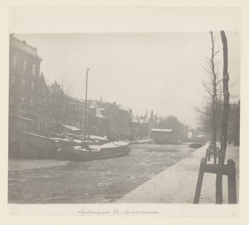 Lijnbaansgracht b/d Spiegelgracht by George Hendrik Breitner