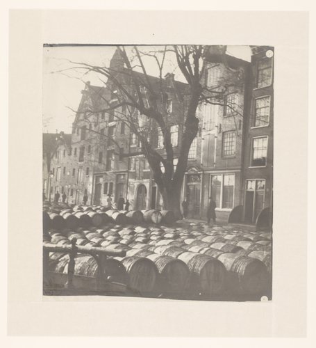 Gezicht op de Teertuinen in Amsterdam by George Hendrik Breitner
