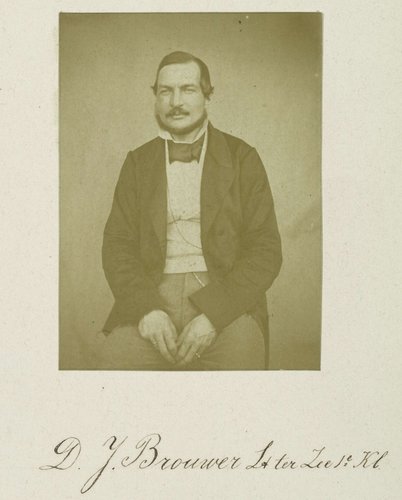 Portret van Dirk Jacobus Brouwer