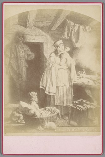 Fotoreproductie van de tekening door Arthur Grottger uit de serie Litouwen by anonymous