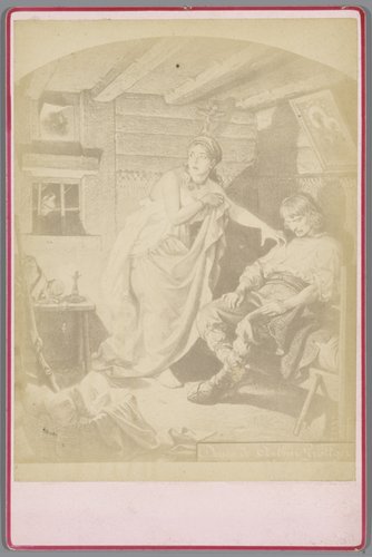 Fotoreproductie van de tekening door Arthur Grottger uit de serie Litouwen by anonymous