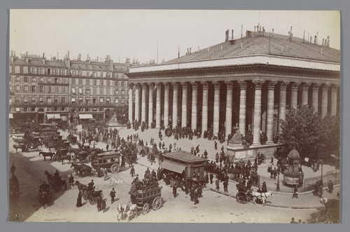 Paris.- La Place de la Bourse
