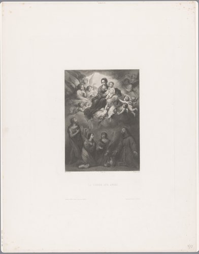 Maria met kind en vier heiligen