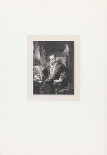 Karel V met schedel