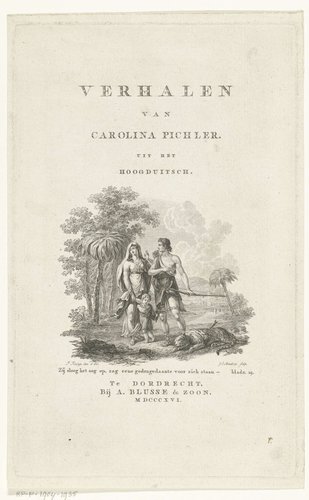 Titelpagina voor: Carolina Pichler by Johannes Christiaan Bendorp
