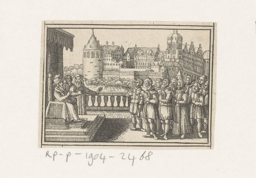 Audiëntie bij een vorst by Daniel Sudermann
