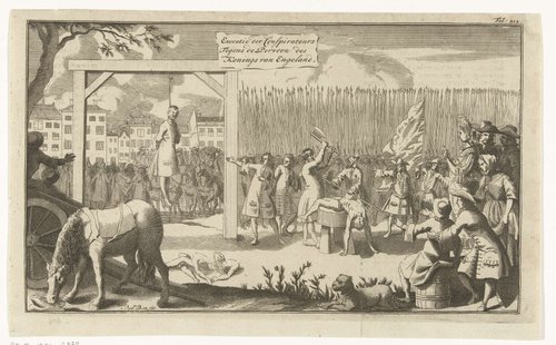 Executie der Conspirateurs Tegen de Persoon des Konings van Engeland