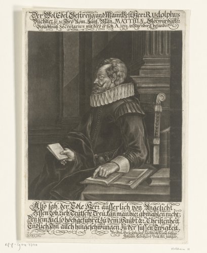 Portret van Rudolph Buchner