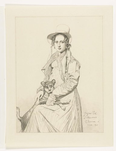 Portret van Henriette Ursula Claire Taurel