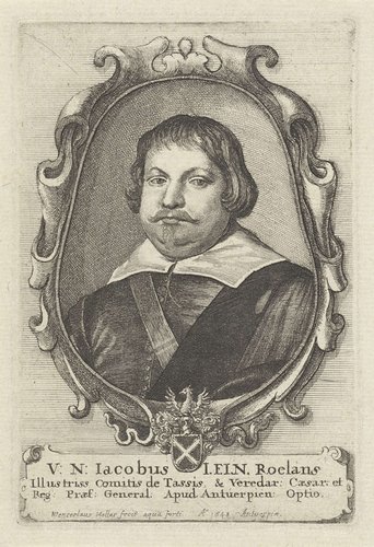 Portretten van leden van de familie Roelants by Wenceslaus Hollar