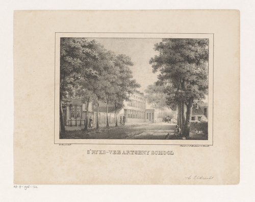 Voorzijde van de Rijks Veeartsenijschool in Utrecht