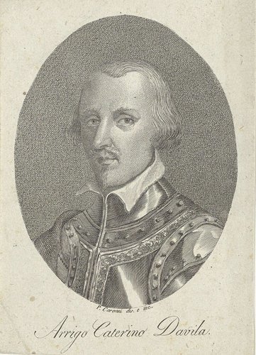 Portret van Arrigo Caterino Davila