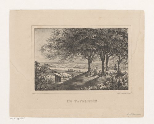 Gezicht vanaf de Tafelberg in het Gooi