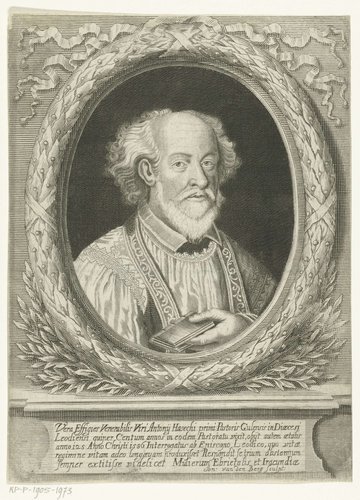 Portret van pastoor Anton Haeseck