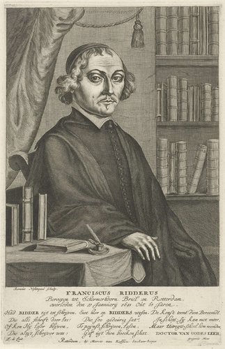 Portret van Franciscus Ridderus
