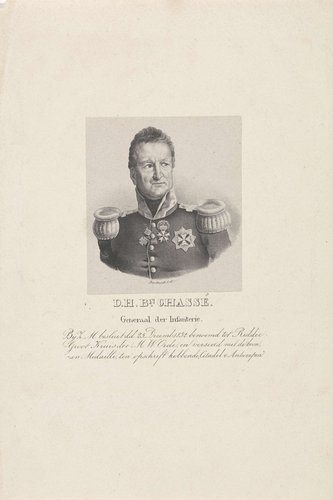 Portret van generaal David Hendrik Chassé