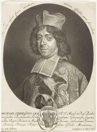 Portret van Michael Stephan Radziejowski by Pieter Schenk (I)