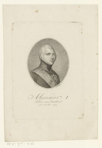 Portret van Alexander I, tsaar van Rusland