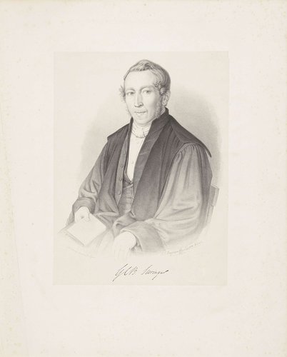 Portret van Gerard Conrad Bernard Suringar by Johann Peter Berghaus