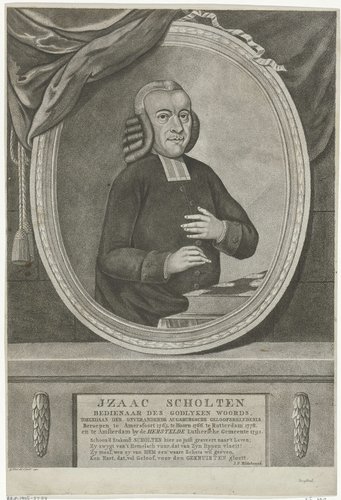 Portret van Isaac Scholten