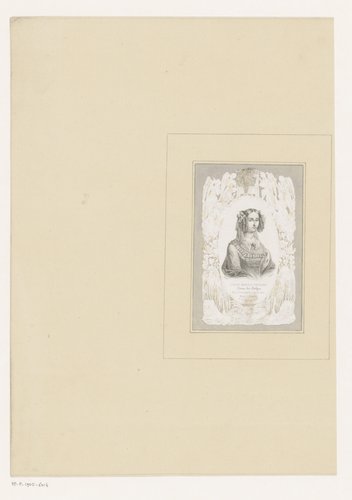 Portret van Louise Marie van Orléans, koningin van België