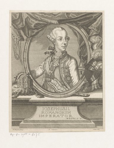 Portret van keizer Jozef II op 30-jarige leeftijd