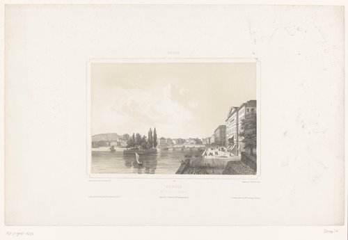 Genève. Vue prise des Bergues