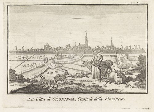 La città di Groninga, Capitale della Provincia