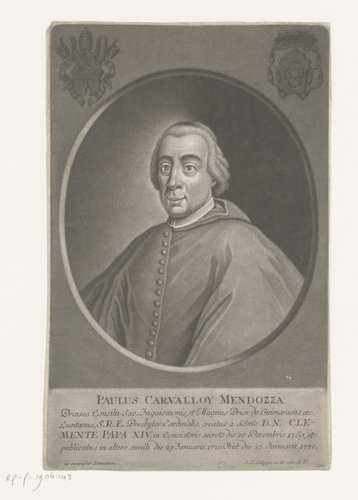 Portret van Paulo António de Carvalho e Mendonça