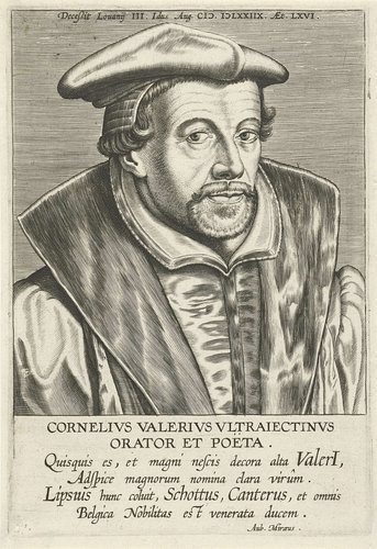 Portret van Cornelius Valerius
