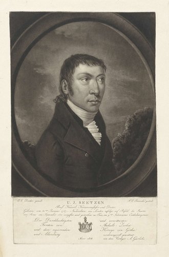 Portret van Ulrich Jasper Seetzen