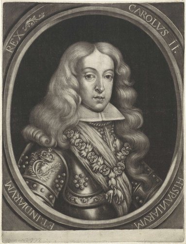 Portret van Karel II, koning van Spanje