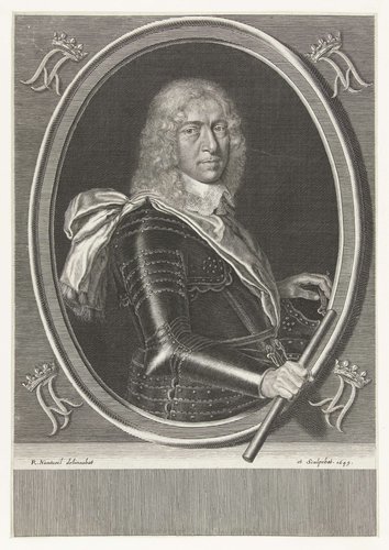 Portret van Louis de Bourbon-Vendôme hertog van Mercoeur by Robert Nanteuil