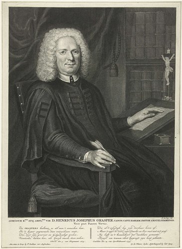 Portret van Henricus Josephus Grasper